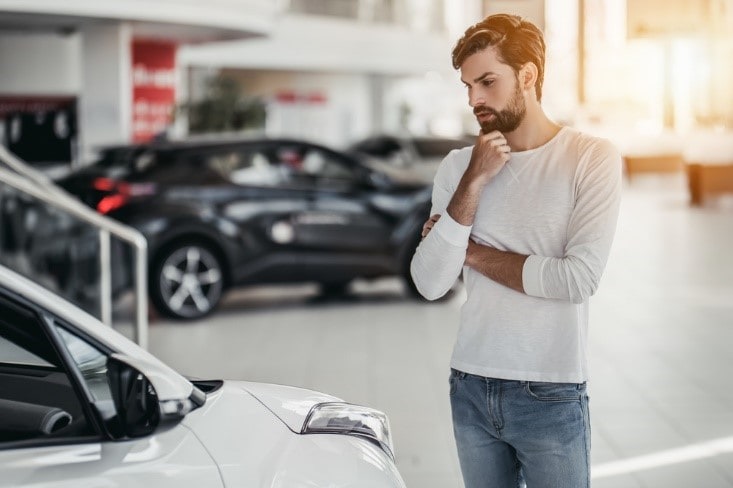 Man Car Shopping in Miami