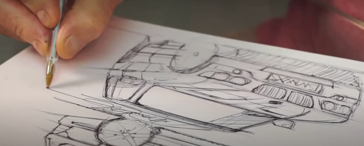 Drawing BMW