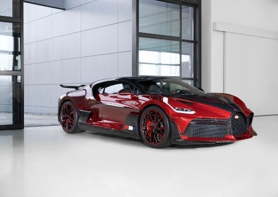 Red Bugatti Paint Job