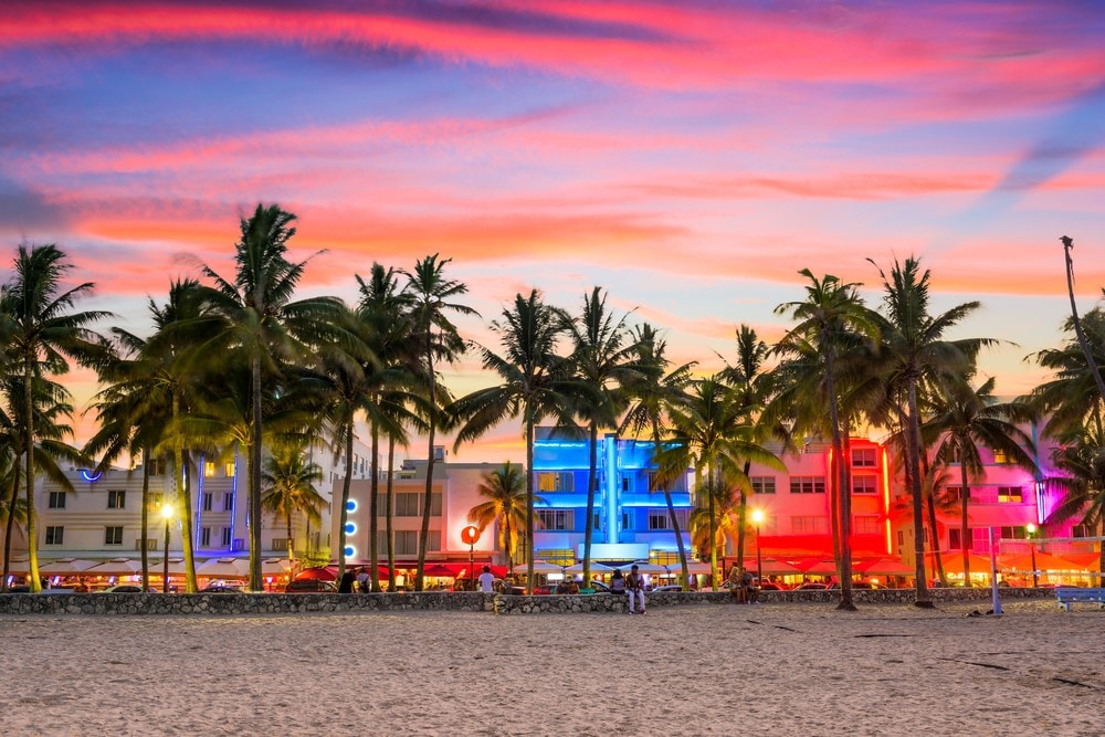 Ocean Drive in Miami, FL