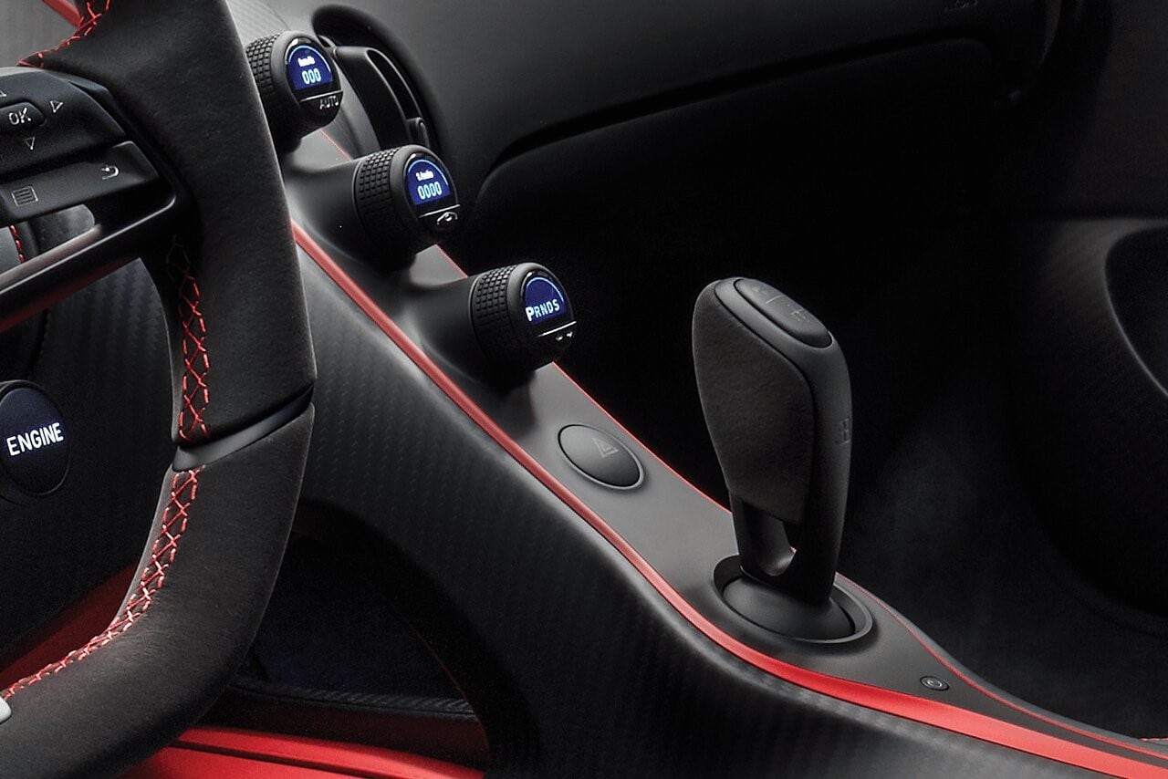 Bugatti Chiron Center Console
