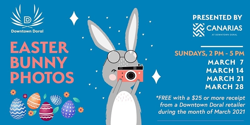 Easter Bunny Photo Op at Downtown Doral, FL