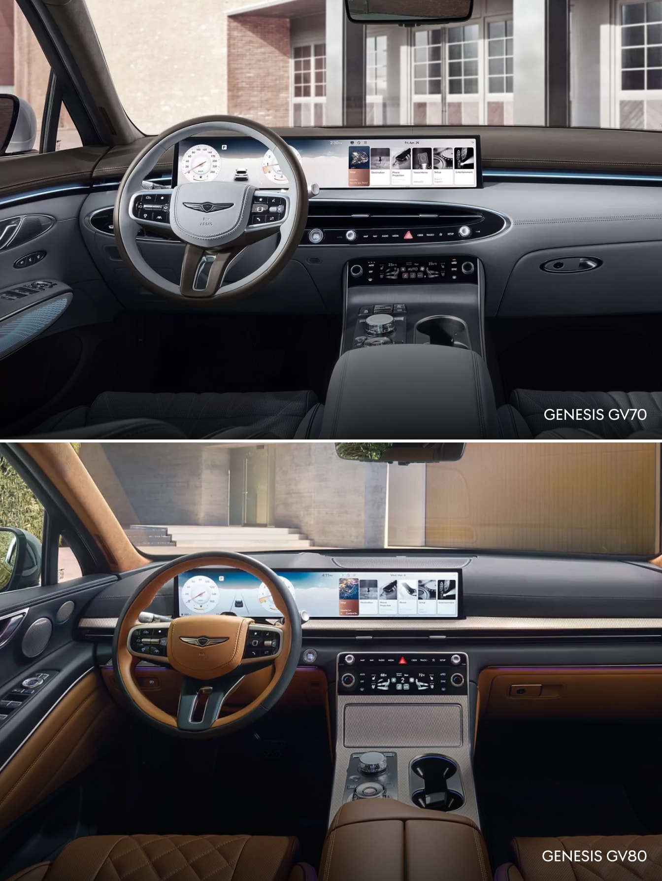 Genesis GV70 vs. Genesis GV80 Safety & Technology