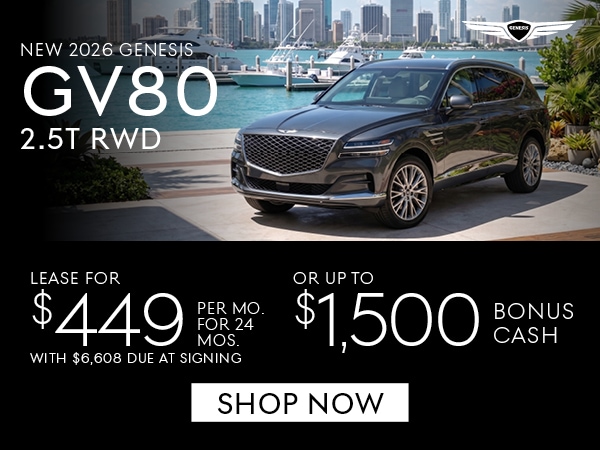 Genesis Specials in Miami | Genesis Offers: G70, G80 & G90