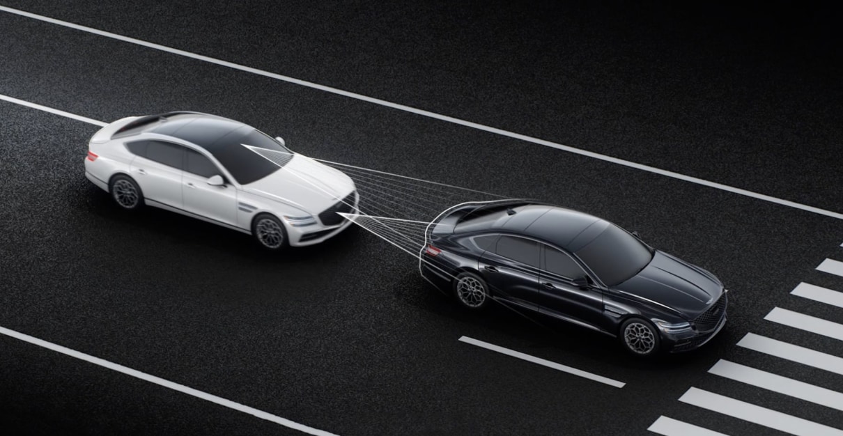 2021 Genesis G80 Forward-Collision Avoidance
