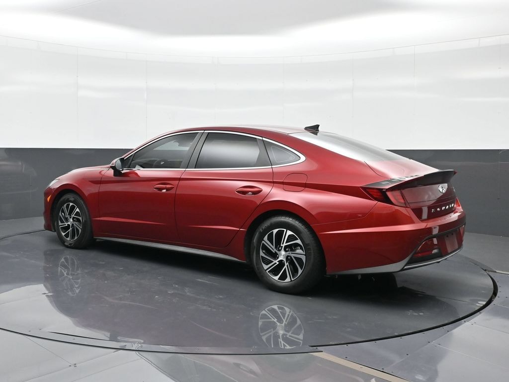 Certified 2023 Hyundai Sonata Hybrid Blue Sedan