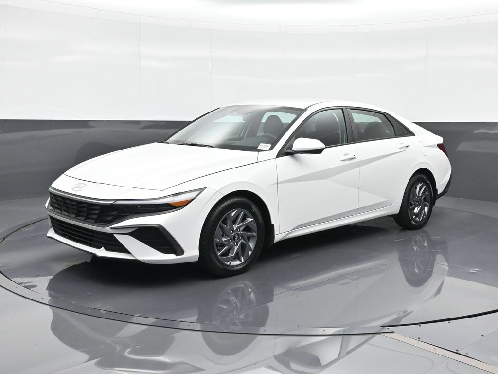 Certified 2024 Hyundai Elantra Hybrid Blue Sedan
