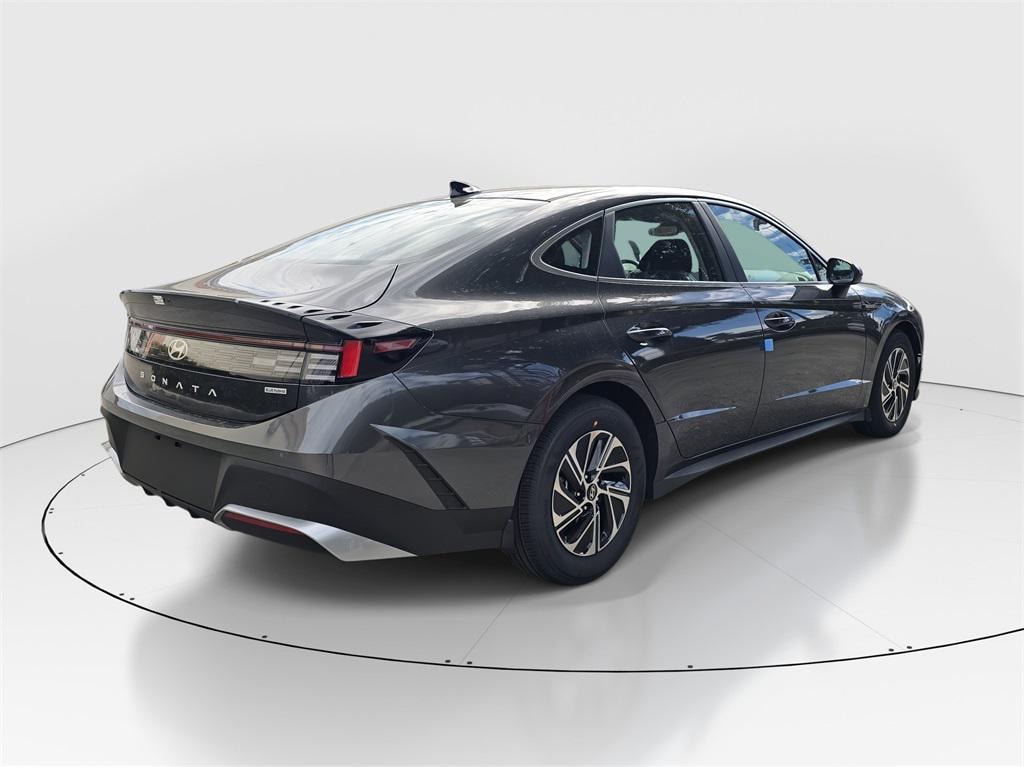New 2026 Hyundai Sonata Hybrid Blue Sedan