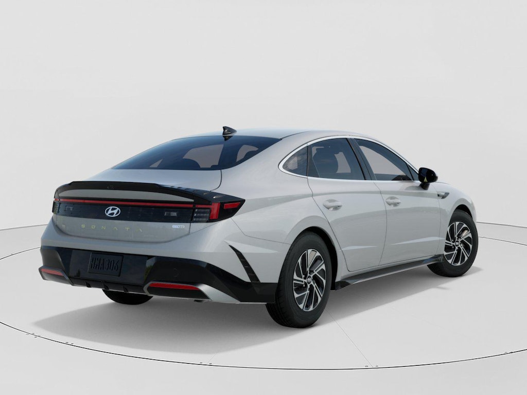 New 2026 Hyundai Sonata Hybrid Blue Sedan