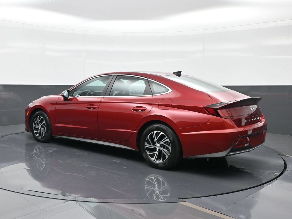 Certified 2023 Hyundai Sonata Hybrid Blue Sedan