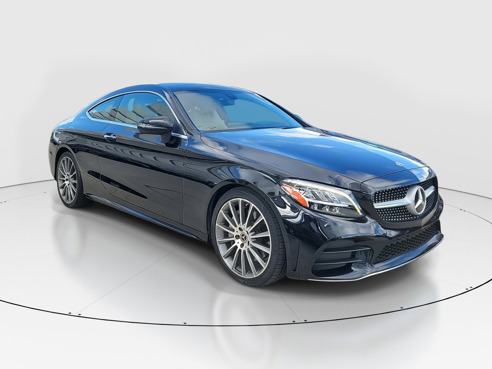 Used 2019 Mercedes-Benz C-Class Coupe C300 with VIN WDDWJ8DB5KF856370 for sale in Miami, FL