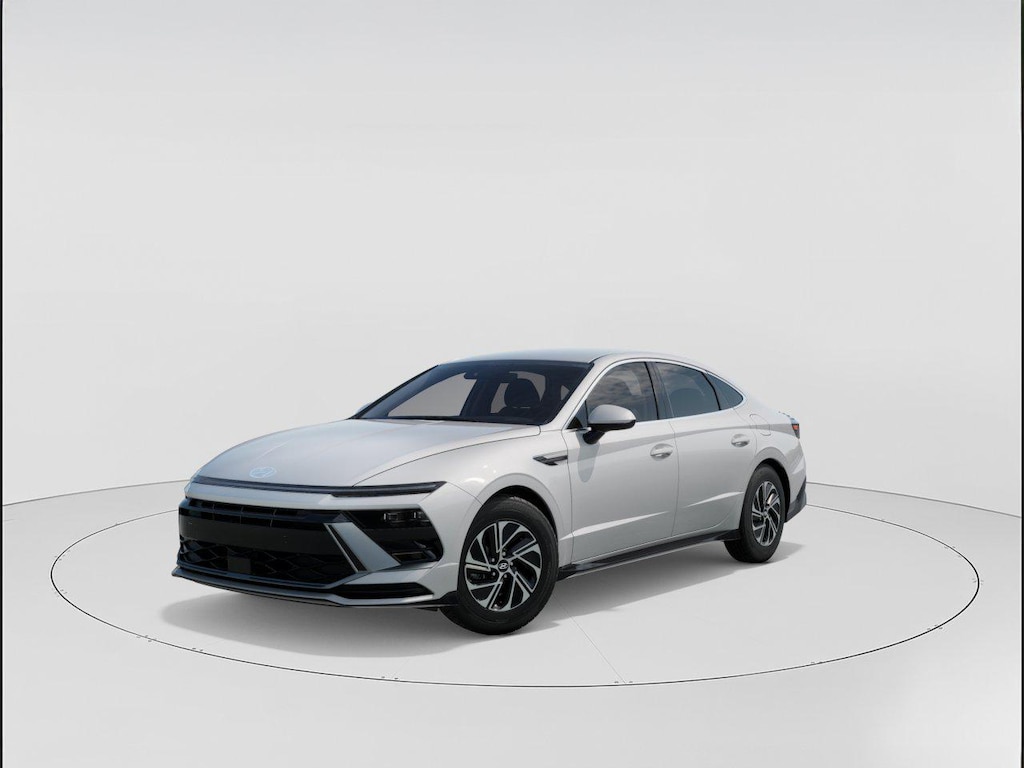New 2026 Hyundai Sonata Hybrid Blue Sedan