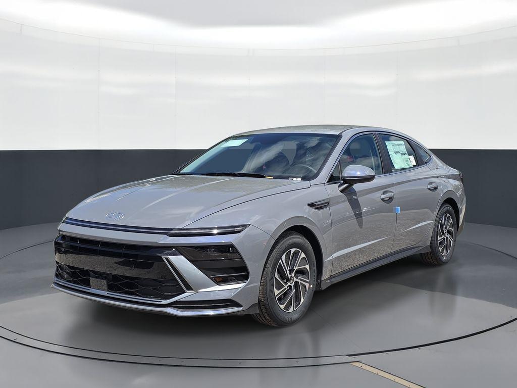 New 2026 Hyundai Sonata Hybrid Blue Sedan