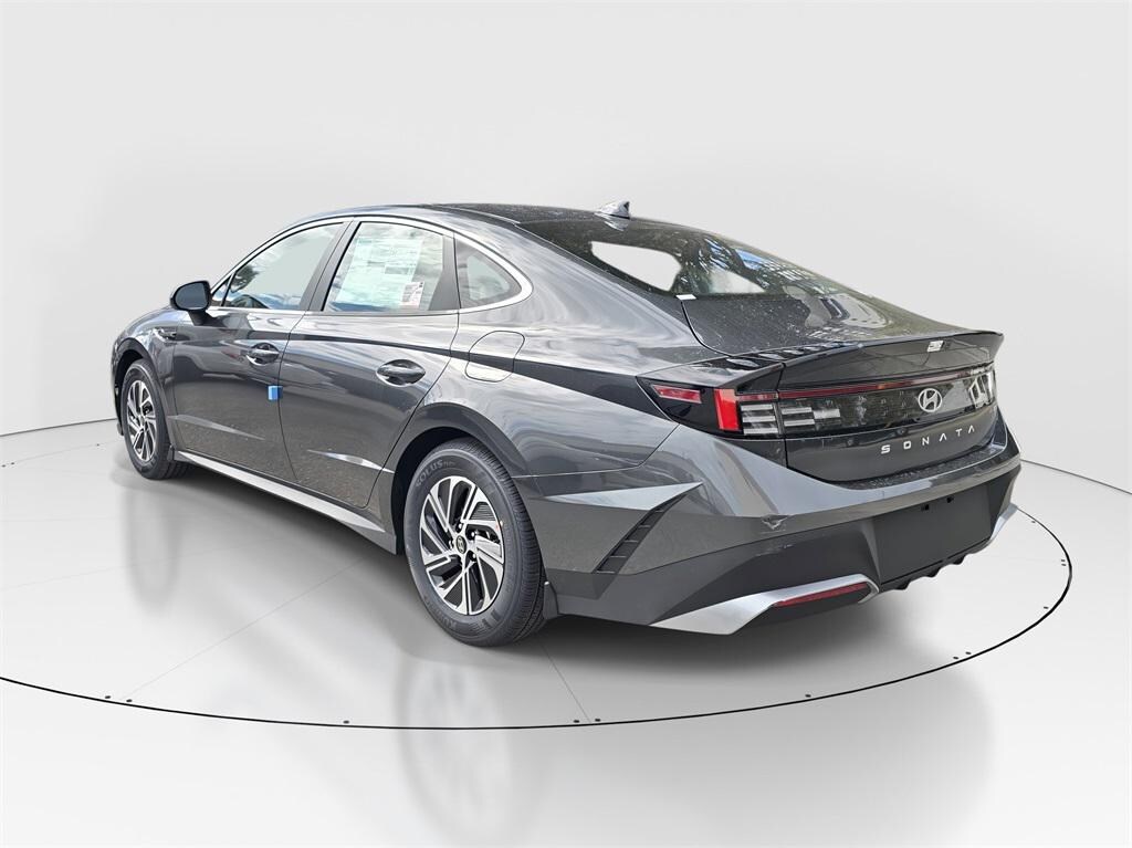 New 2026 Hyundai Sonata Hybrid Blue Sedan
