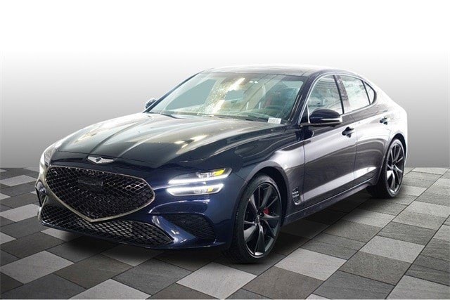 Certified 2023 GENESIS G70 Standard with VIN KMTG54TE0PU121534 for sale in Miami, FL