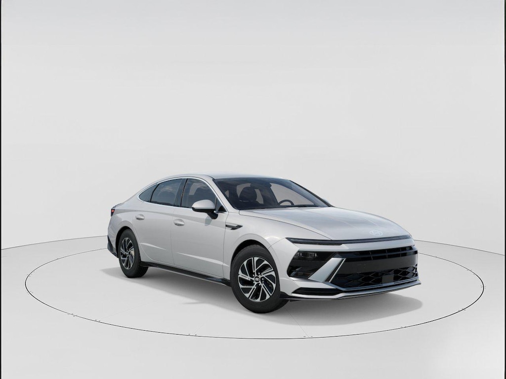 New 2026 Hyundai Sonata Hybrid Blue Sedan