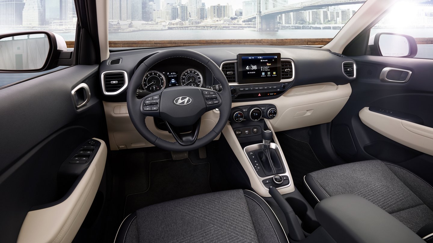 2021 Hyundai Venue Unique Denim Interior