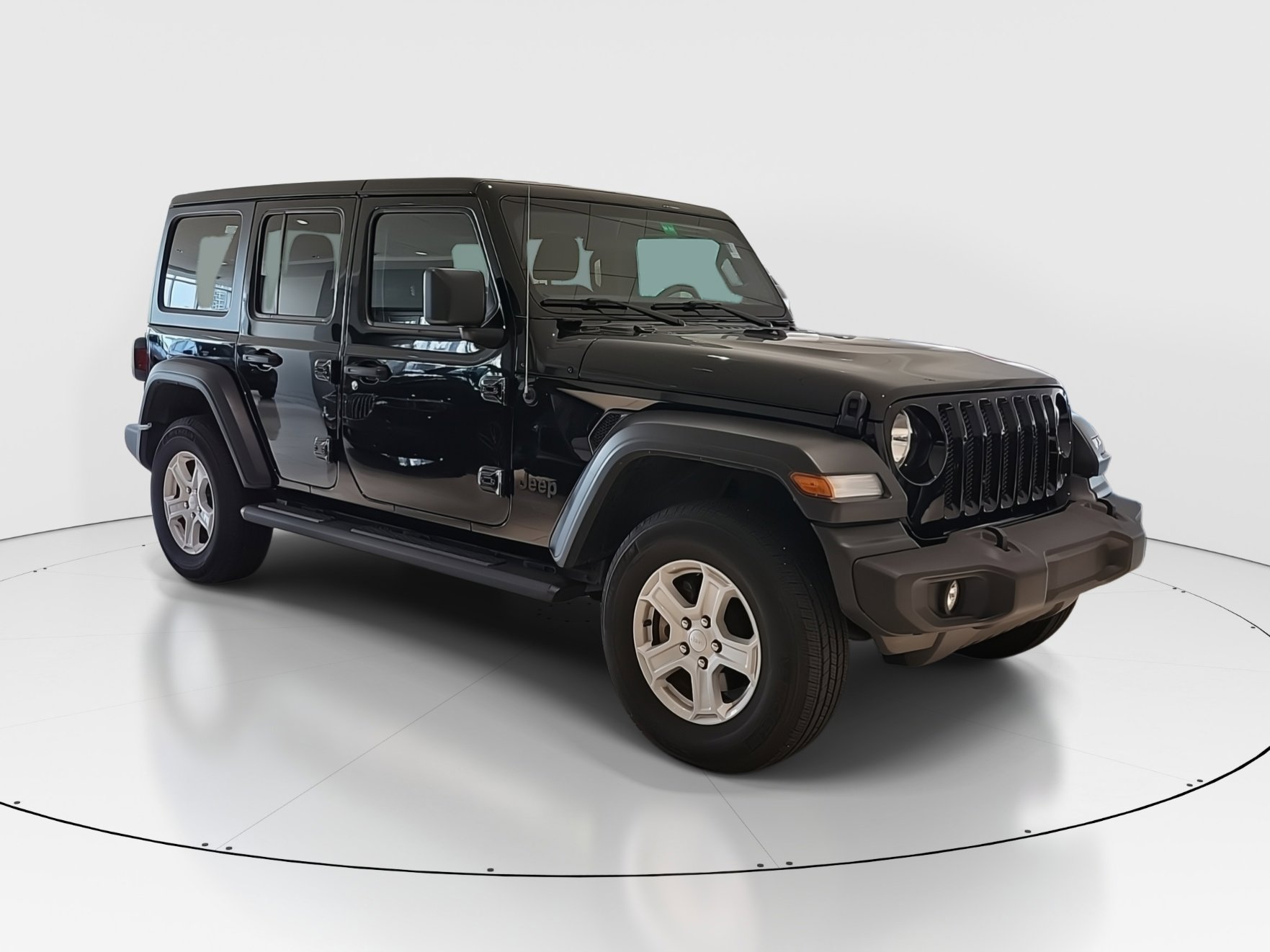 Used 2021 Jeep Wrangler Unlimited Sport S with VIN 1C4HJXDN2MW790645 for sale in Miami, FL