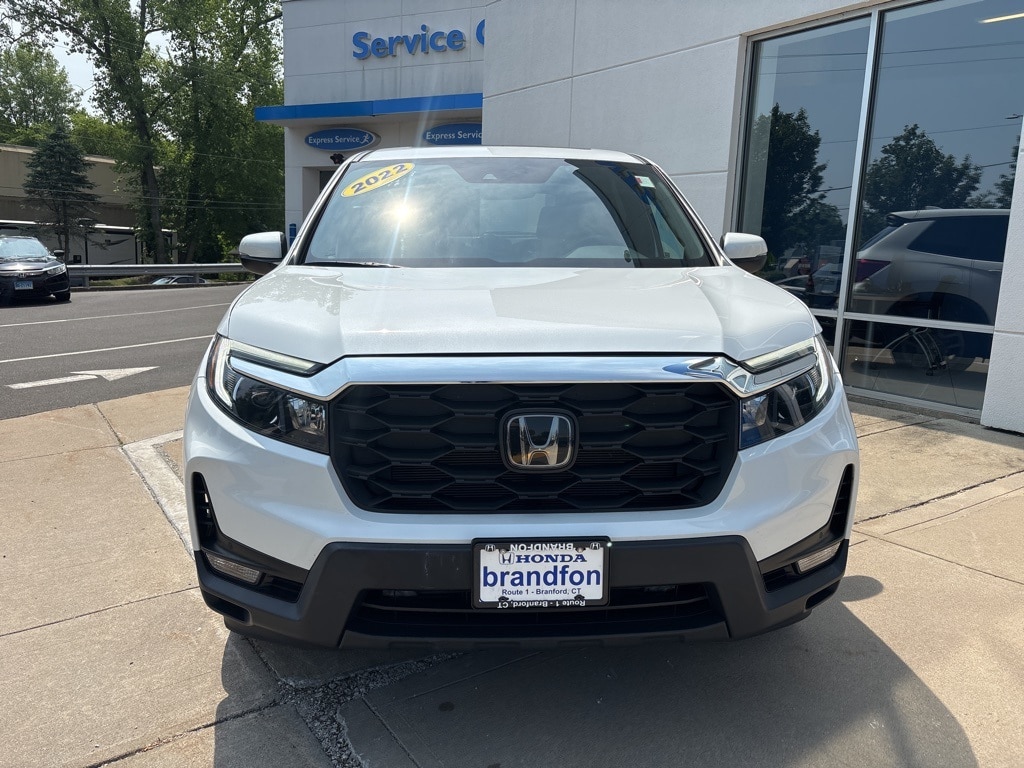 Used 2022 Honda Passport EX-L with VIN 5FNYF8H59NB027884 for sale in Branford, CT