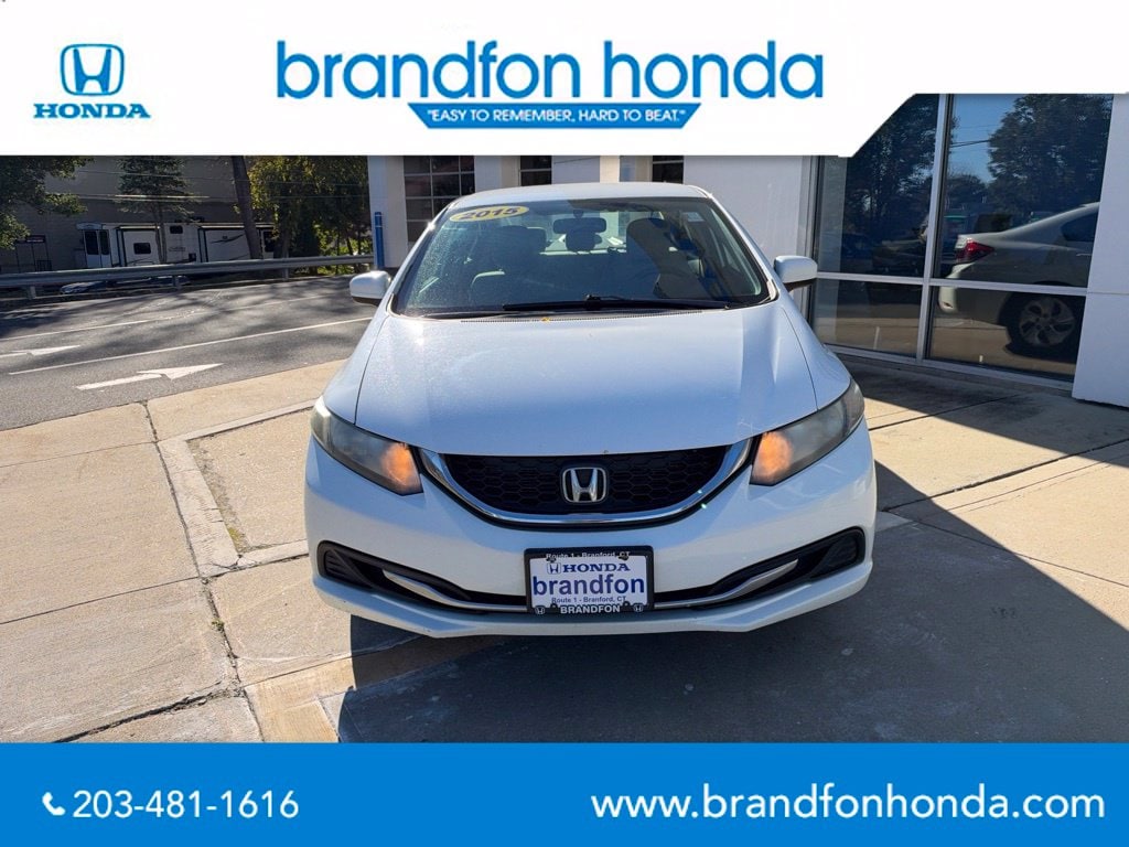 Used 2015 Honda Civic LX with VIN 19XFB2F56FE257246 for sale in Branford, CT