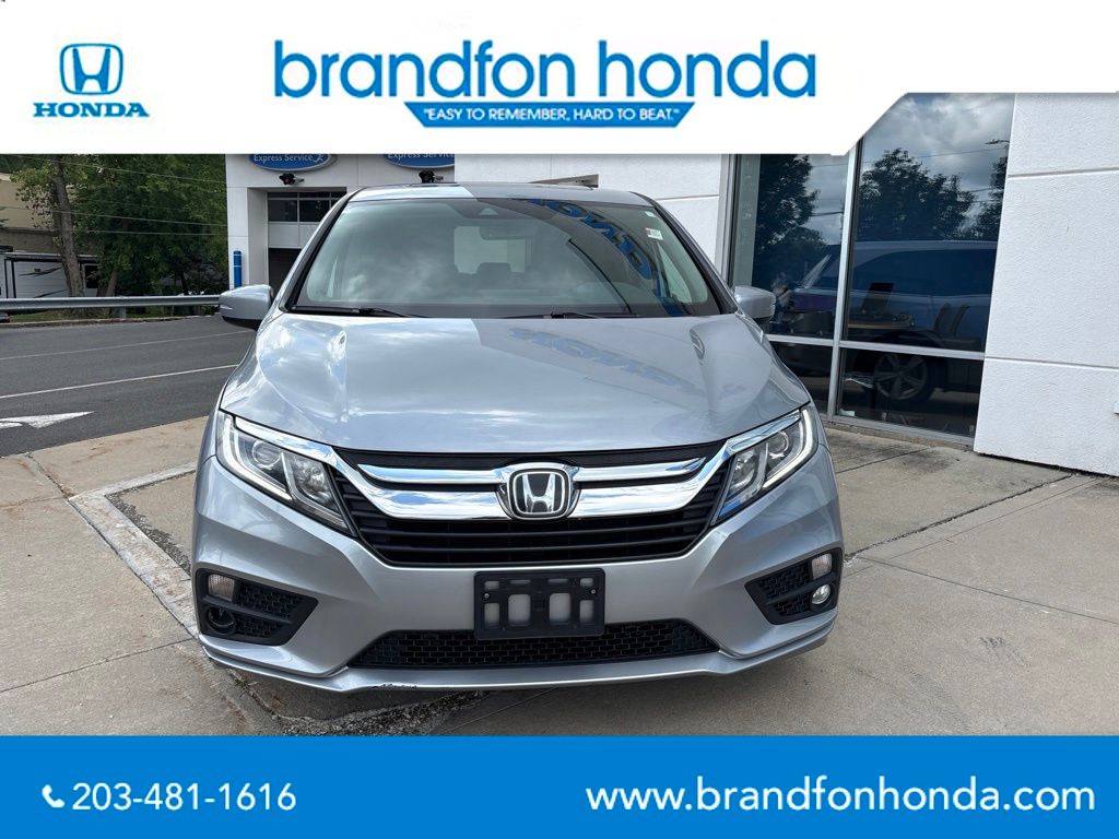 Used 2018 Honda Odyssey EX-L with VIN 5FNRL6H77JB074473 for sale in Branford, CT