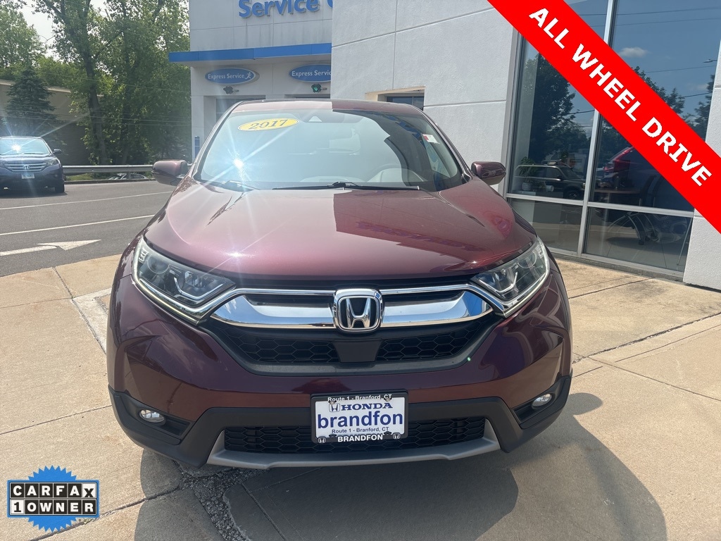 Used 2017 Honda CR-V EX-L with VIN 5J6RW2H8XHL078009 for sale in Branford, CT