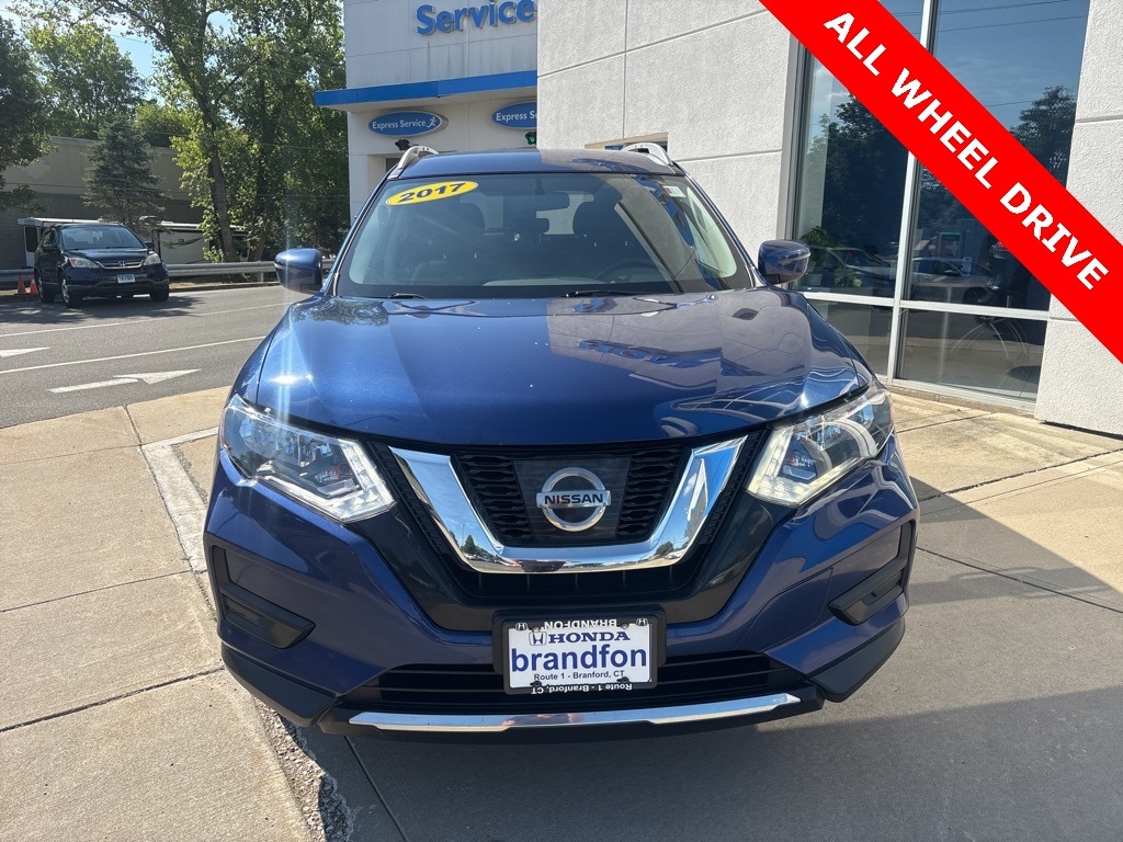 Used 2017 Nissan Rogue SV with VIN JN8AT2MV7HW027755 for sale in Branford, CT