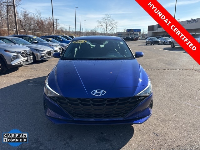 Certified 2023 Hyundai Elantra SEL with VIN KMHLM4AG7PU468794 for sale in New Haven, CT