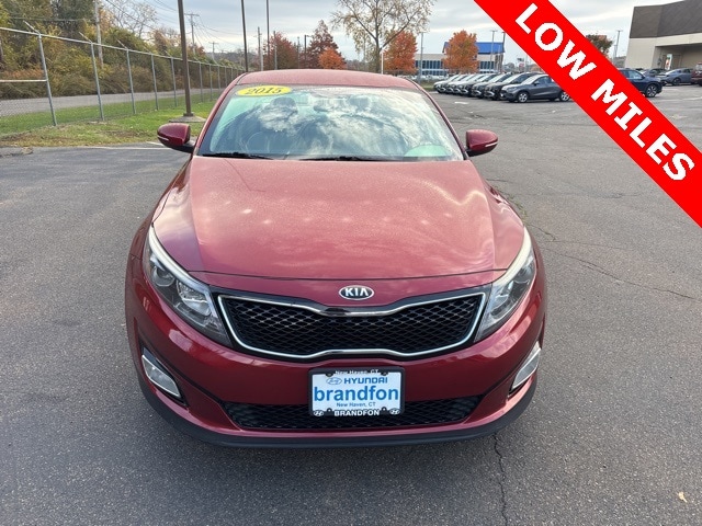 Used 2015 Kia Optima LX with VIN 5XXGM4A74FG374785 for sale in New Haven, CT
