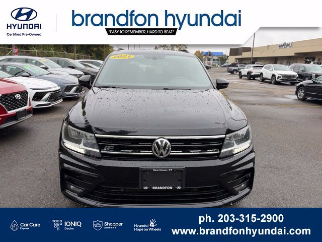 Used 2021 Volkswagen Tiguan SE R-LINE BLACK with VIN 3VV2B7AX0MM037383 for sale in New Haven, CT