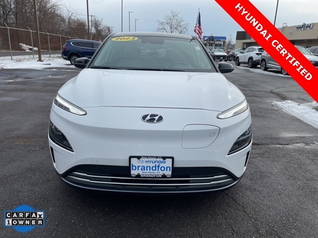 Certified 2023 Hyundai Kona EV SE with VIN KM8K23AGXPU160997 for sale in New Haven, CT