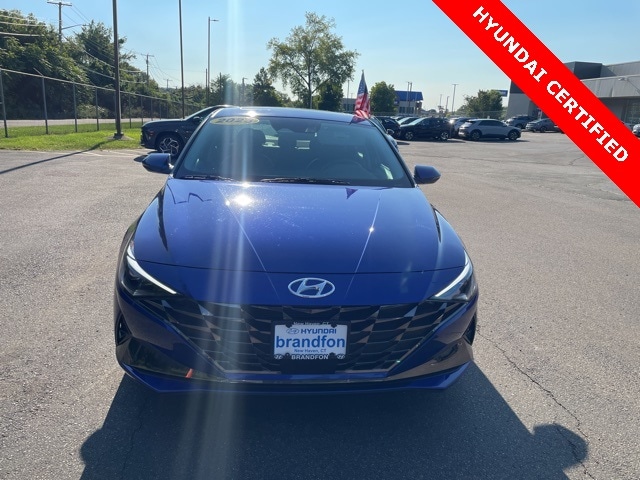 Certified 2023 Hyundai Elantra Limited with VIN KMHLP4AG8PU568233 for sale in New Haven, CT