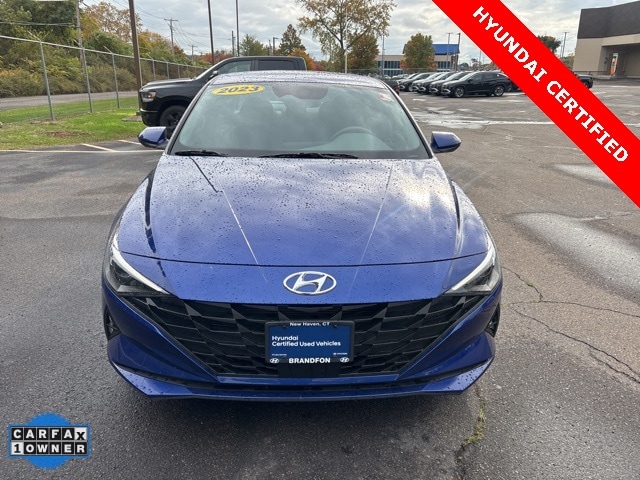 Certified 2023 Hyundai Elantra SEL with VIN 5NPLS4AG7PH105853 for sale in New Haven, CT