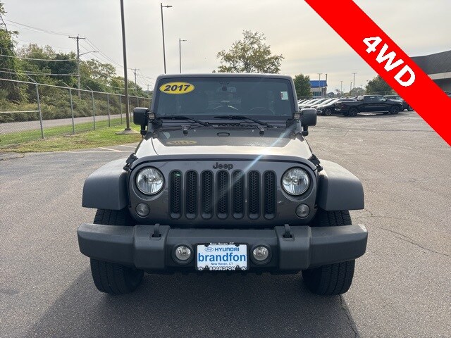 Used 2017 Jeep Wrangler Unlimited Sport S with VIN 1C4BJWDG6HL691335 for sale in New Haven, CT