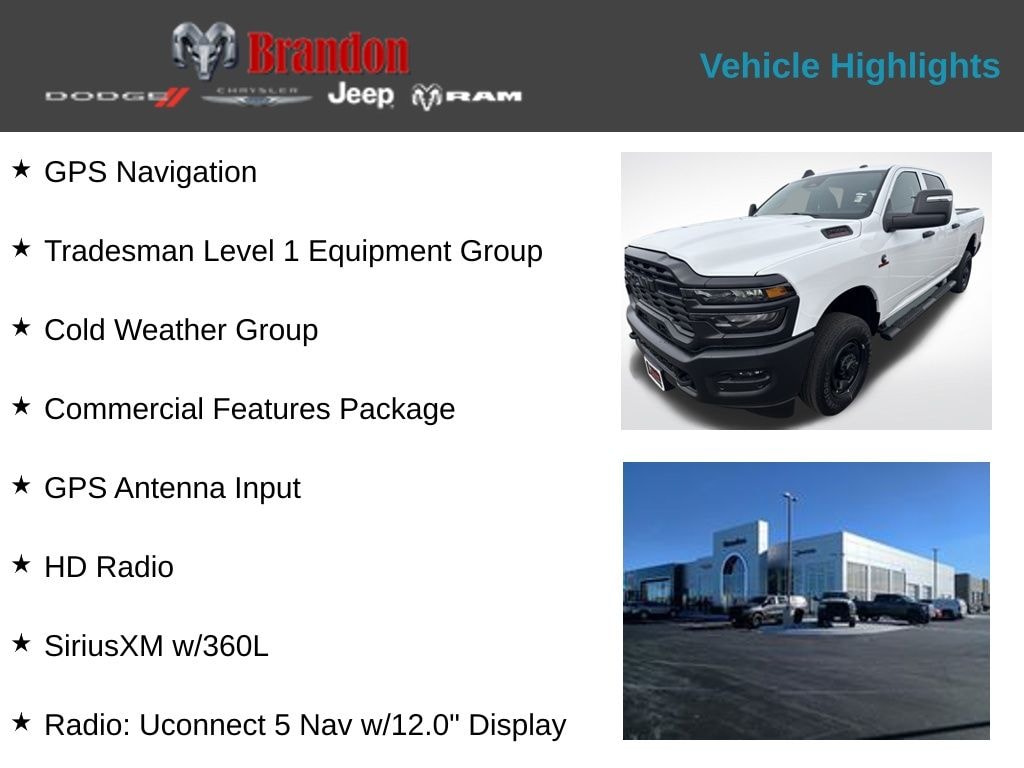 New 2026 Ram 2500 Tradesman Pickup