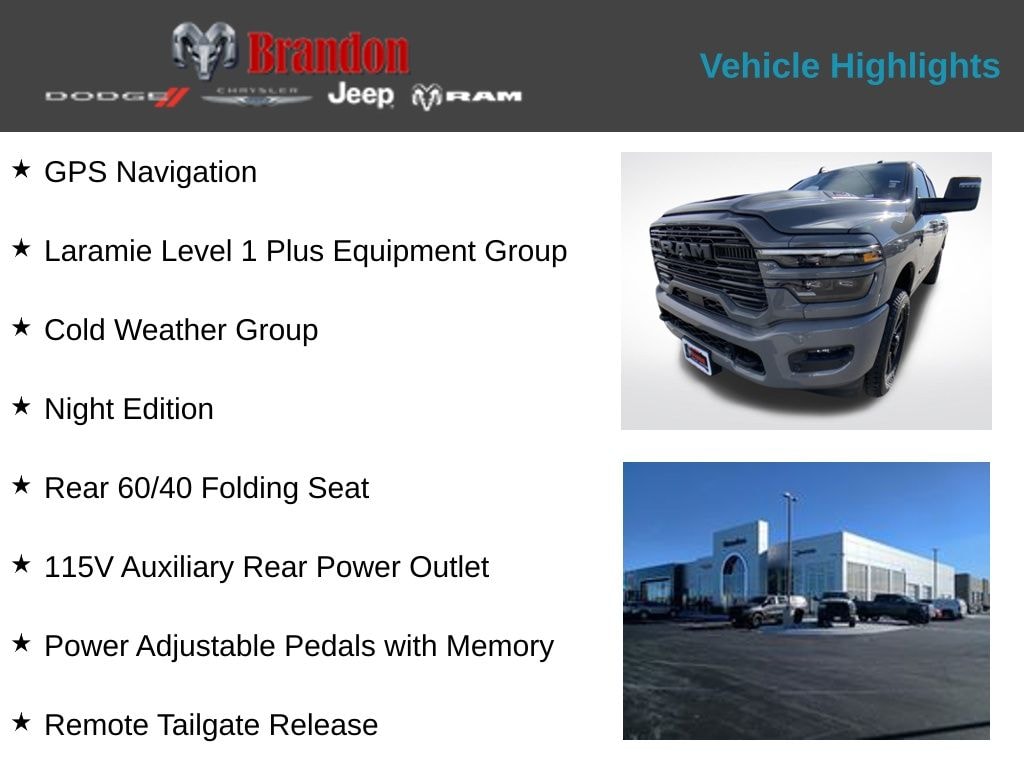 New 2026 Ram 3500 Laramie Pickup