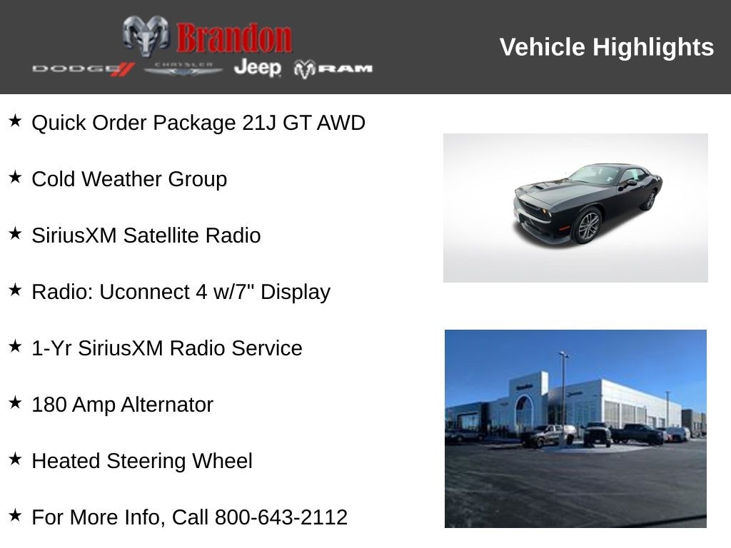 Used 2019 Dodge Challenger GT Coupe