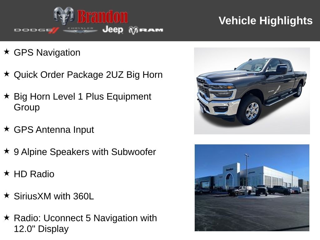 Used 2026 Ram 2500 Big Horn Truck