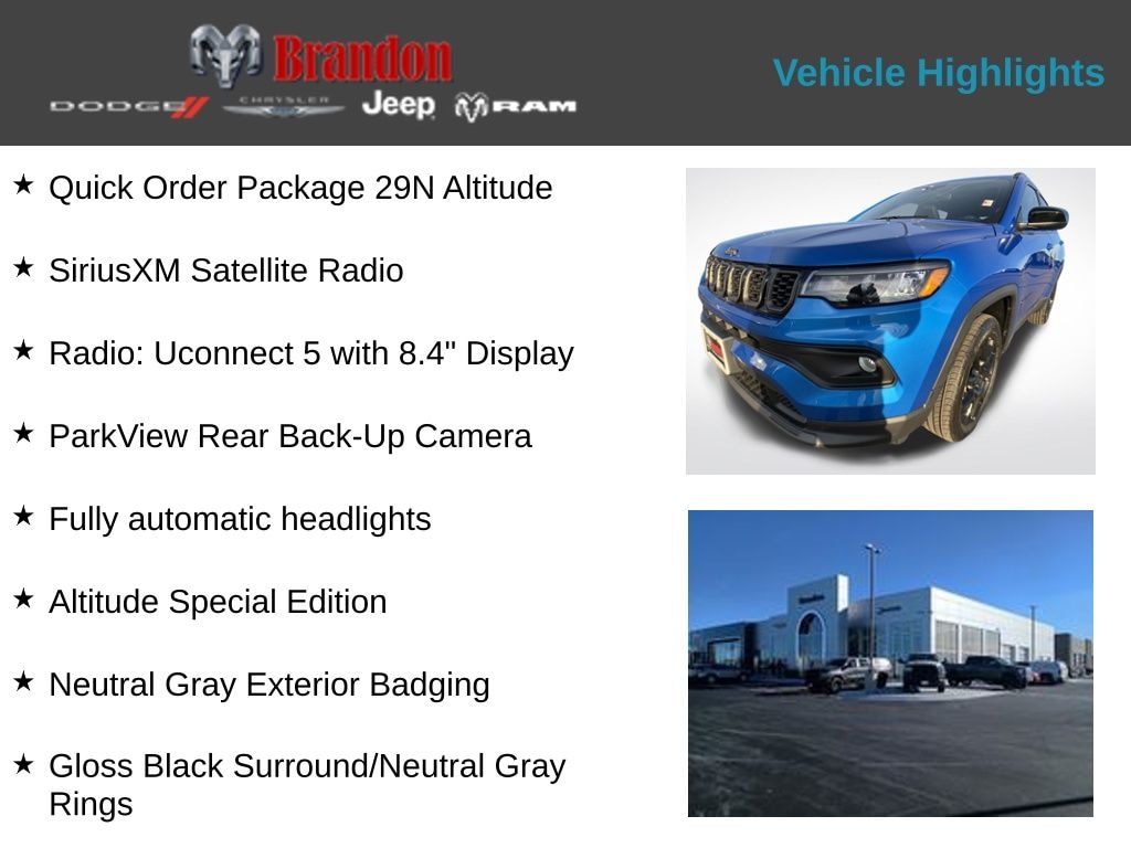 New 2026 Jeep Compass Latitude Sport Utility