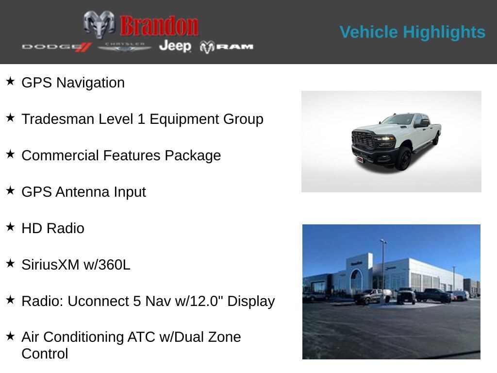 New 2026 Ram 2500 Tradesman Pickup