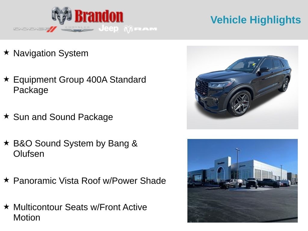 Used 2025 Ford Explorer ST SUV