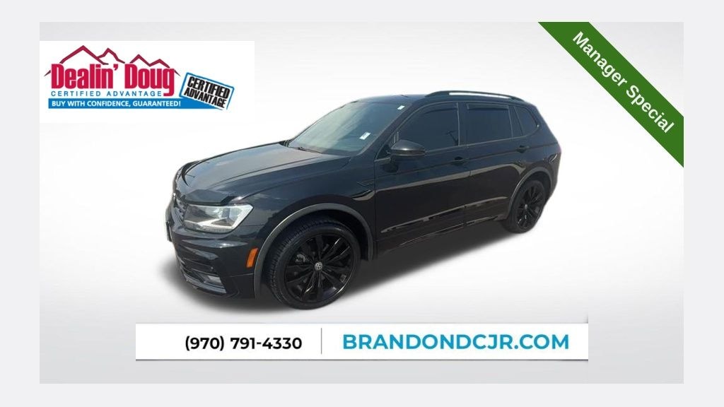 Certified 2021 Volkswagen Tiguan 2.0T SE R-Line Black SUV