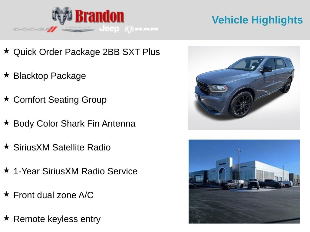 Used 2020 Dodge Durango SXT Plus SUV