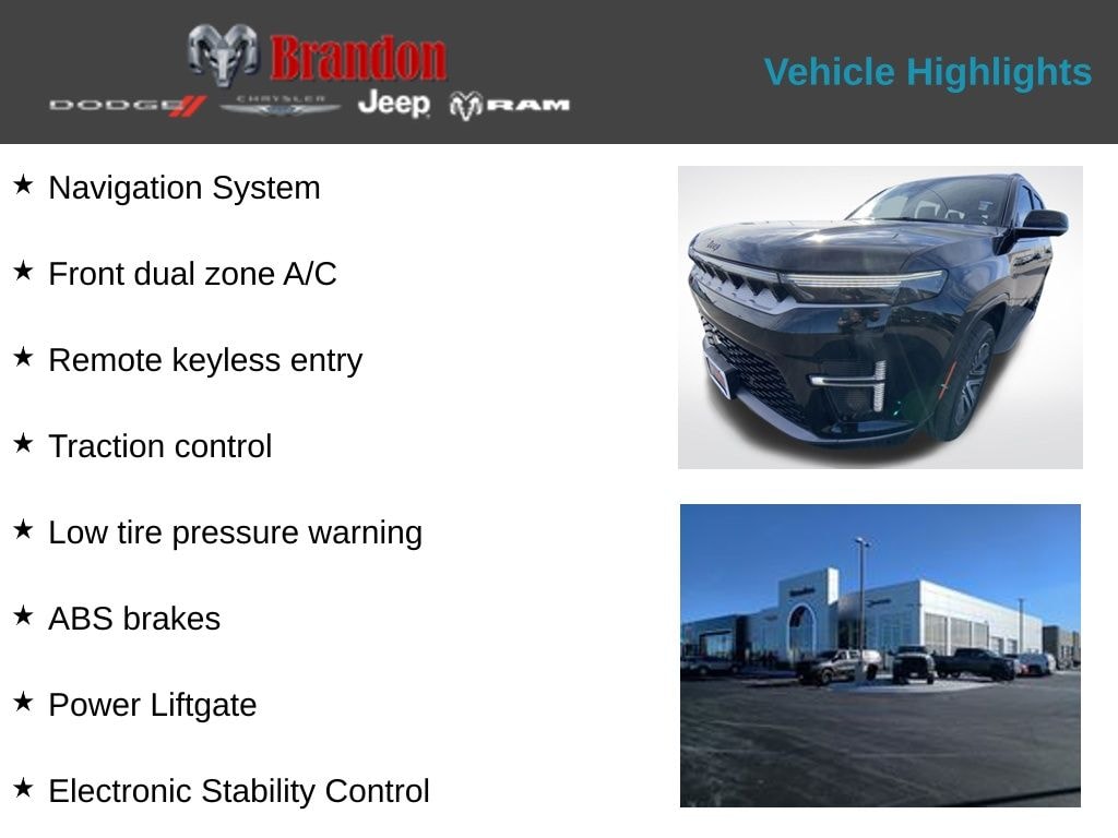 New 2026 Jeep Grand Wagoneer Base Sport Utility