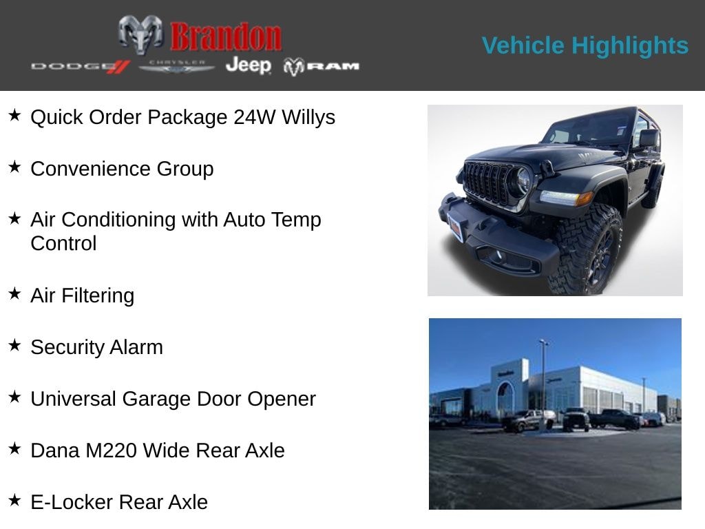 New 2026 Jeep Wrangler Sport Sport Utility