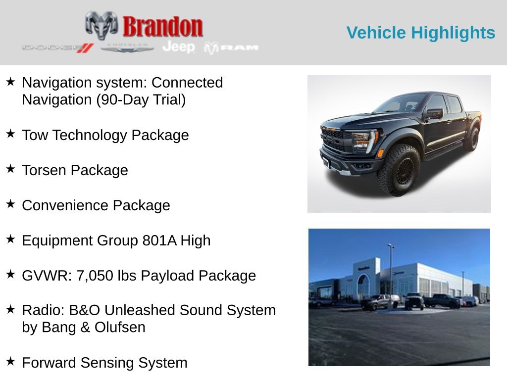 Used 2021 Ford F-150 Raptor Truck