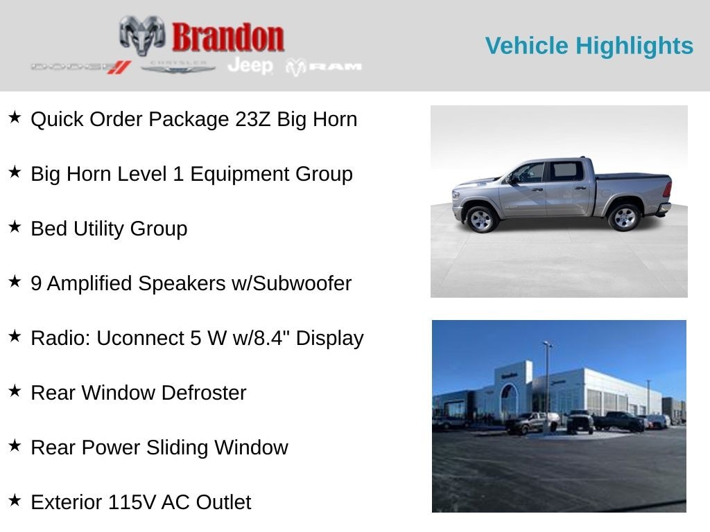 Used 2025 Ram 1500 Big Horn/Lone Star Truck