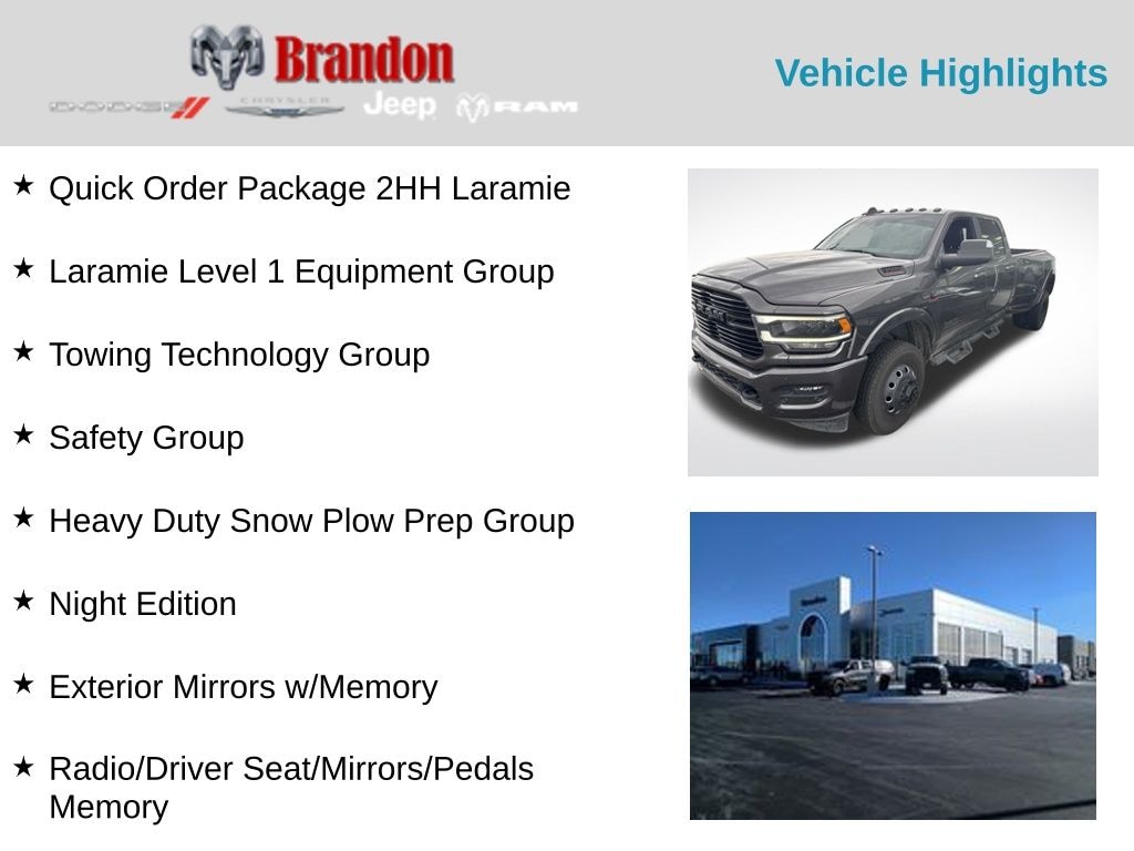 Used 2020 Ram 3500 Laramie Truck