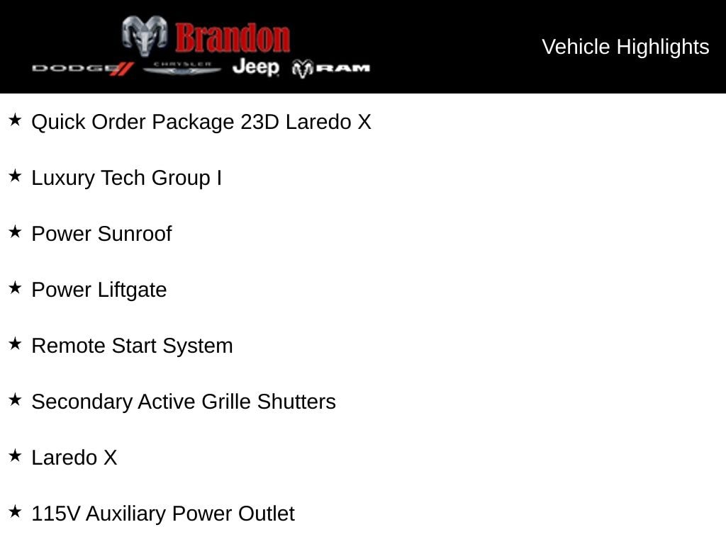 New 2025 Jeep Grand Cherokee Laredo Sport Utility