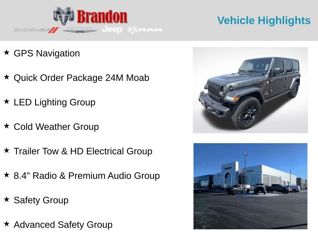 Used 2019 Jeep Wrangler Unlimited Moab SUV